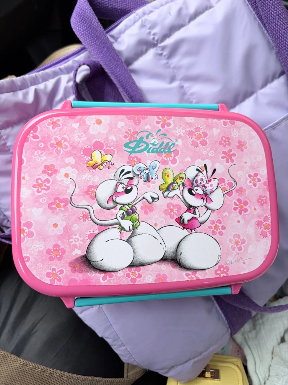 Brooddoos diddl roze